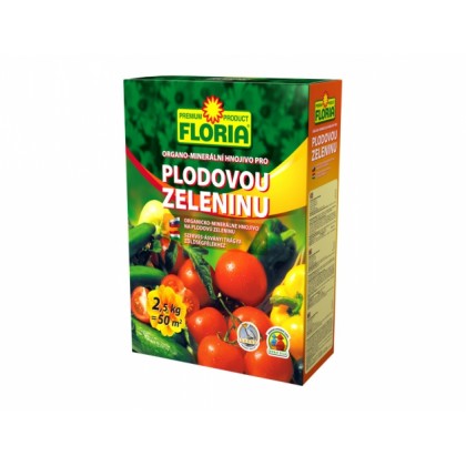 Hnojivo FLORIA organo-minerální na plodovou zeleninu 2,5kg