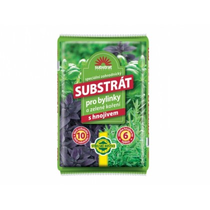 Substrát FORESTINA pro bylinky a zelené koření 10l