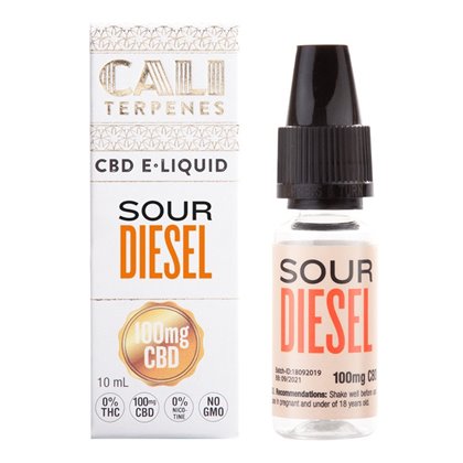 Cali Terpenes CBD E-liquid 100 mg, 10 ml, Sour Diesel