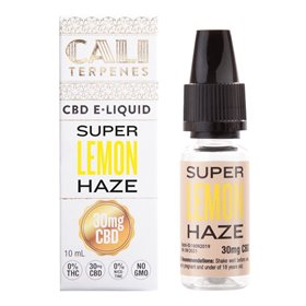 Cali Terpenes CBD E-liquid 30 mg, 10 ml, Super Lemon Haze