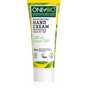 OnlyBio Hydratační krém na ruce s konopím a CBD olejem (75 ml)