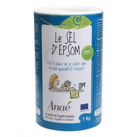 Anaé by Ecodis Epsomská sůl (dóza 1 kg) - do koupele, peelingu i na zahradu