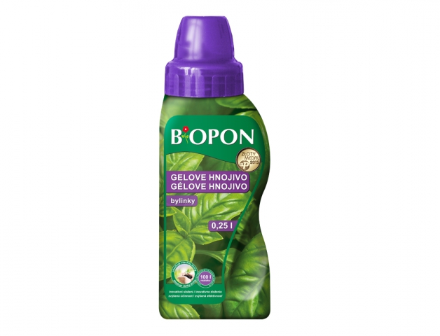 Hnojivo BIOPON na bylinky gelové 250ml Hnojivo BIOPON na bylinky gelové 250ml