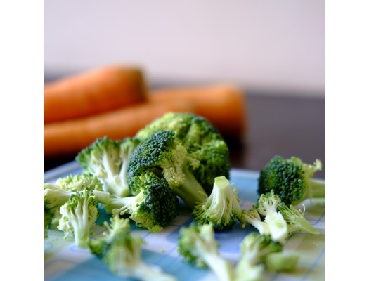 Brokolice na záhonu